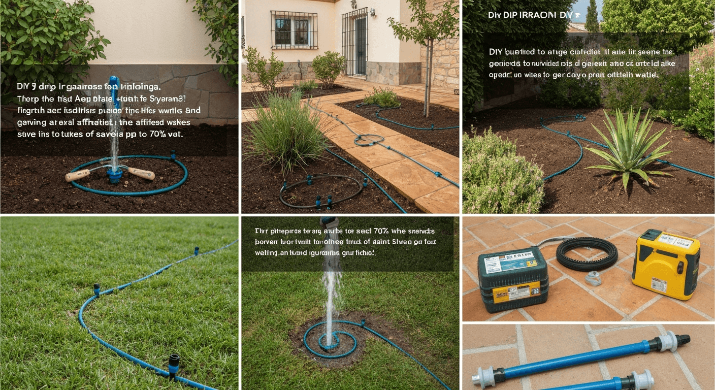 Cómo montar riego por goteo y ahorrar un 70% de agua