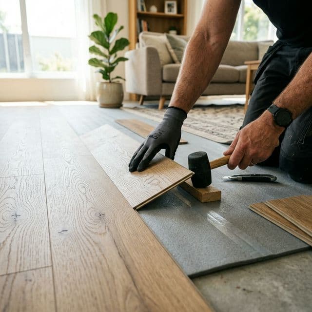 Cómo instalar suelo vinílico click sin pegamento ni experiencia