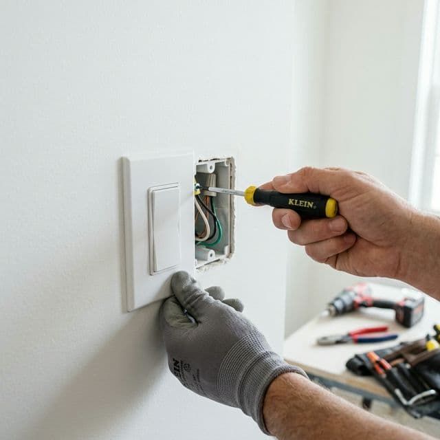 Cómo cambiar un interruptor de luz averiado sin electricista