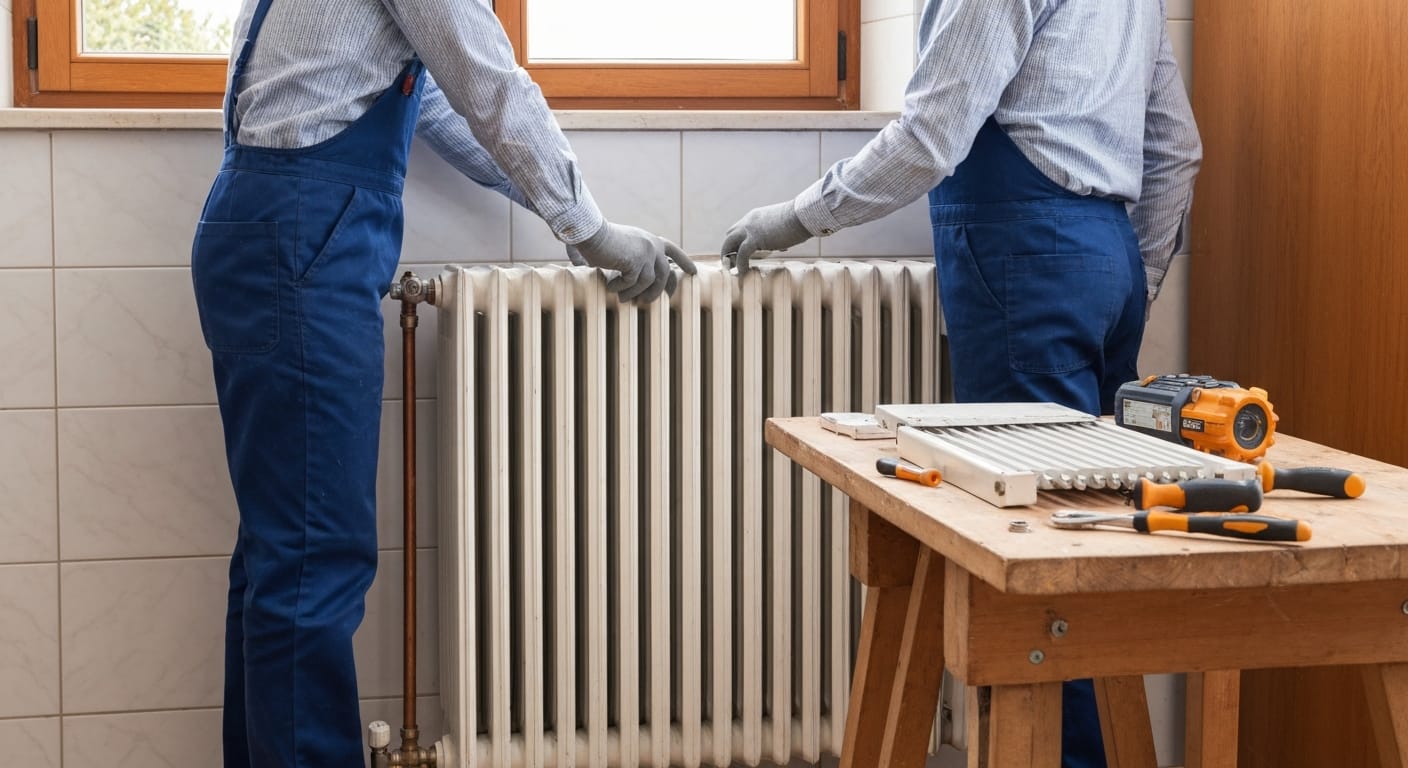 Cómo reparar un radiador que no calienta o calienta poco
